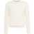 Kangra Sleeve patched knit pullover White