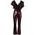 ROTATE Birger Christensen Rotate Birger Christensen Sequins Ruffle Jumpsuit Clothing RED