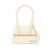 JACQUEMUS Jacquemus Le Chiquito Moyen Leather Handbag WHITE