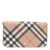 Burberry Burberry Check Wallet On Chain Beige