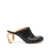 JW Anderson JW Anderson Chain Heel 75Mm Mules Black