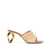 JW Anderson JW Anderson 80Mm Chain-Heel Raffia Mules Beige