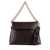 Orciani Orciani Missy M Nappa Leather Shoulder Bag With Chocolate Shoulder Strap BROWN