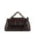 Orciani Orciani Sveva Longuette Nappa Bold Chocolate Padded Shoulder Bag BROWN