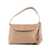 Orciani Orciani Nana Soft Grained Leather Shoulder Bag With Cameo Shoulder Strap PINK