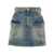 Balmain Balmain 'Western' Skirt BLUE