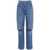 JW Anderson JW Anderson Cut-Out Bootcut Jeans Navy