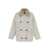 Brunello Cucinelli Beige Double-Breasted Jacket With Spread Collar In Tech Fabric Woman Beige