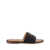 Off-White Off-White Twist Arrow-Embossed Leather Slides BLACK BLACK