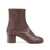 Maison Margiela Maison Margiela Tabi 60Mm Leather Ankle Boots CHIC BROWN