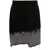 JW Anderson JW Anderson Jwanderson Glitter-Detail Asymmetric Skirt Black