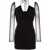 Self-Portrait Self-Portrait Black Jersey Cut Out Mini Dress Clothing Black