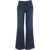 Liu Jo Denim Flared stretch jeans Blue