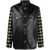 Versace Versace Blouson Leather Clothing Black