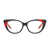 ALAIN MIKLI Alain Mikli  A03142 Eyeglasses 005 RED/BLACK