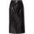 Alexander McQueen Alexander McQueen Woven Midi Skirt Black