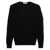 Stone Island Stone Island Crewneck Sweatshirt With Pockets In Brushed Organic Cotton Fleece Black