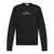 Stone Island Stone Island Crewneck Sweatshirt With 'Institutional One' Print In Cotton Fleece Black