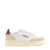 AUTRY Autry Fuchsia And White Leather And Suede Medalist Low Sneakers WHITE, FUCHSIA