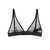 DSQUARED2 DSQUARED2 Logo-Lace Triangle Bra Black