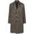 Lardini Lardini Single-Breasted Long Wool Coat BROWN