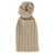 Brunello Cucinelli Brunello Cucinelli Ribbed Scarf Beige