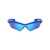 MYKITA Mykita Sunglasses 330 MD30 INTERNATIONAL BLUE | TURQUOISE FLASH MM SHIELD