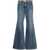 Michael Kors Michael Kors Flare Chain Belt Dnm Jean Clothing BLUE