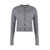 MAISON KITSUNÉ Maison Kitsuné Grey Wool Knitwear MEDIUM GREY MELANGE