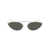 Saint Laurent Saint Laurent Eyewear Sunglasses 002 SILVER SILVER GREY