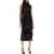 Alexander McQueen Laminated Jersey Dress BLACK