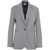 Liu Jo Collection Single-breasted twill blazer Grey