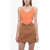 Loewe Paula's Ibiza Double-Layered Top With Decorative Tie Orange