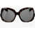 Saint Laurent Tortoiseshell- Effect Oversized Sunglasses Brown