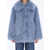 JAKKE Antonia Shaggy Coat BLUE