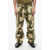 DARKPARK Acid-Wash Effect Cargo Pants Military Green