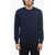 ETRO Crew Neck Cotton Sweater Blue