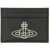 Vivienne Westwood Card Holder With Logo BLACK