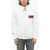 APRES SURF Fleeced-Cotton Maxi Sweatshirt With Zip Closure White