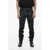 Givenchy Skinny Fit Denim And Fabric Denims With Zipped Details 16Cm Black