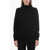 MOMONÌ Solid Color Turtleneck Sweater Black