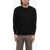 Roberto Collina Crew Neck Mohair Blend Sweater Black