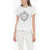 Pinko Printed Crew-Neck T-Shirt White