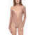 MUGLER Jersey Tumb-Hole Body With Mesh Inserts Pink