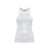 THE ATTICO The Attico Top WHITE/CRYSTAL