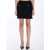 Self-Portrait Textured Knit Miniskirt Black