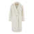 Michael Kors White Coat With Classic Revers In Eco-Shearling Woman WHITE