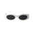 THE ATTICO The Attico Sunglasses WHITE/SILVER/GREY