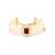 Alessandra Rich Alessandra Rich Necklace PEARL RED GOLD