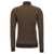 Fendi Fendi Ff Cotton High-Neck Sweater BROWN